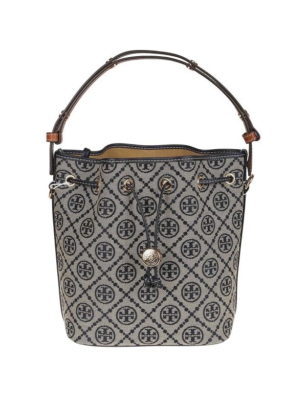 TORY BURCH: バケットバッグ - バケットバッグ - ダークブルー