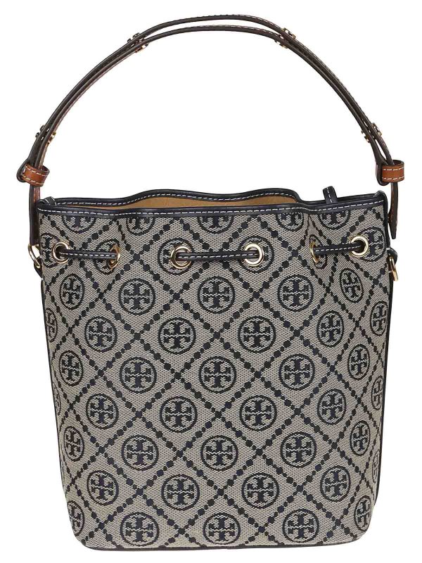 TORY BURCH: バケットバッグ online - バケットバッグ - ダークブルー