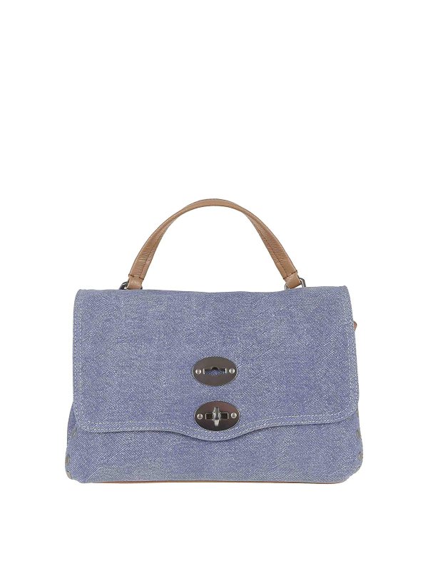 ZANELLATO: Sacs à main - Sac Cabas - Bleu