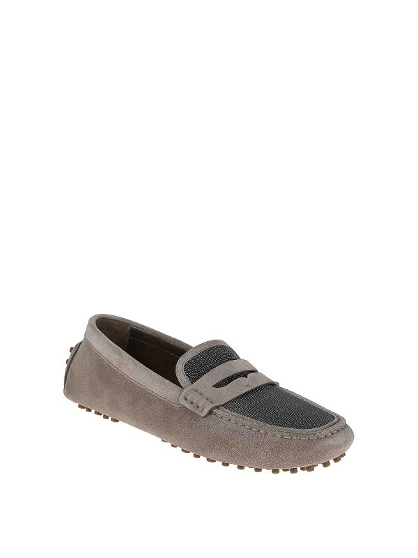 BRUNELLO CUCINELLI: ロファー＆スリッパ online - ローファー - グレー