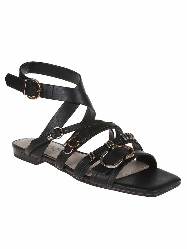 Pinko: sandals online - Logo sandals