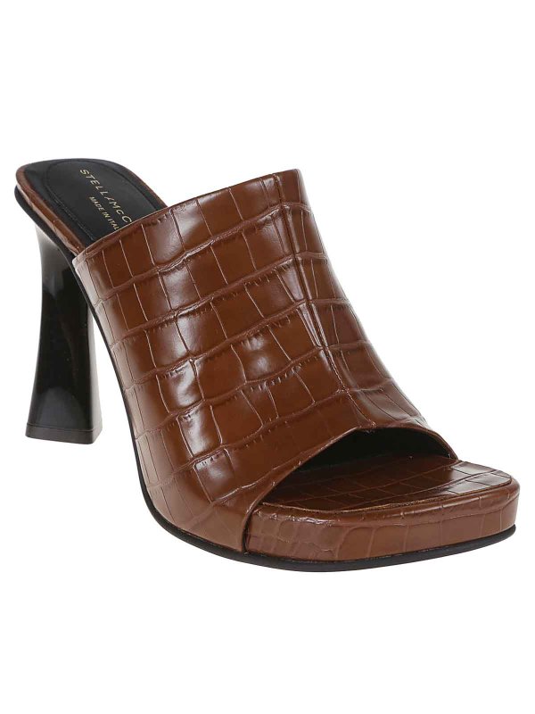 STELLA McCARTNEY: mules shoes online - Leather mules