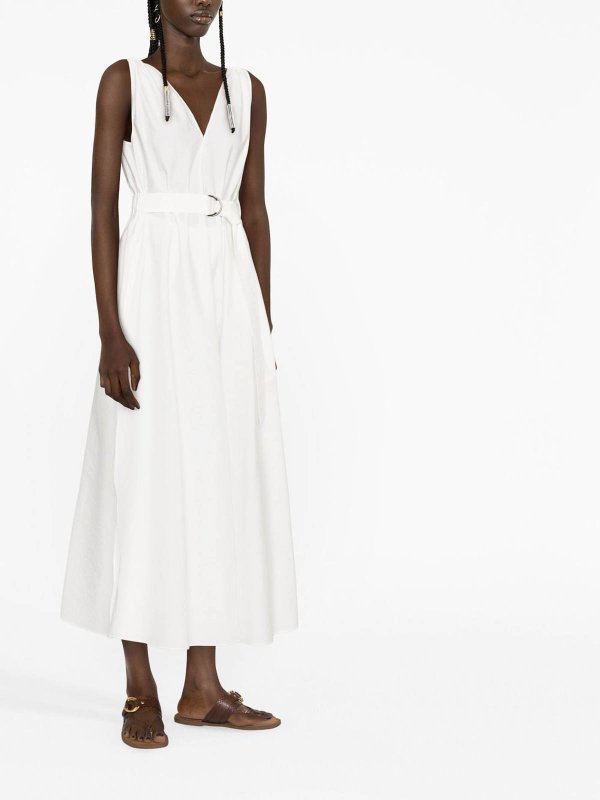 The Best Shops BRUNELLO CUCINELLI: ニーレングスドレス - 膝丈ドレス - 白