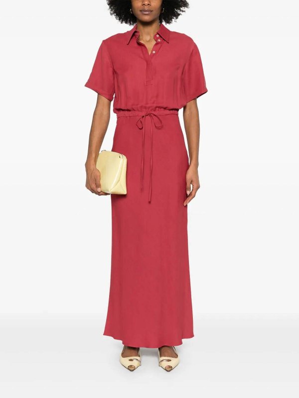BRUNELLO CUCINELLI: Robe longueur genou online - Robe Au Genou - Rouge