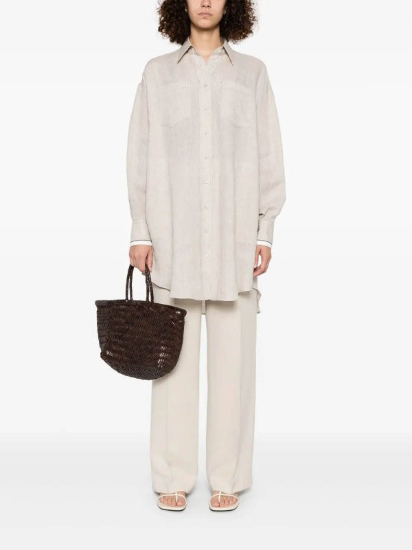 BRUNELLO CUCINELLI: シャツ online - シャツ - ベージュ