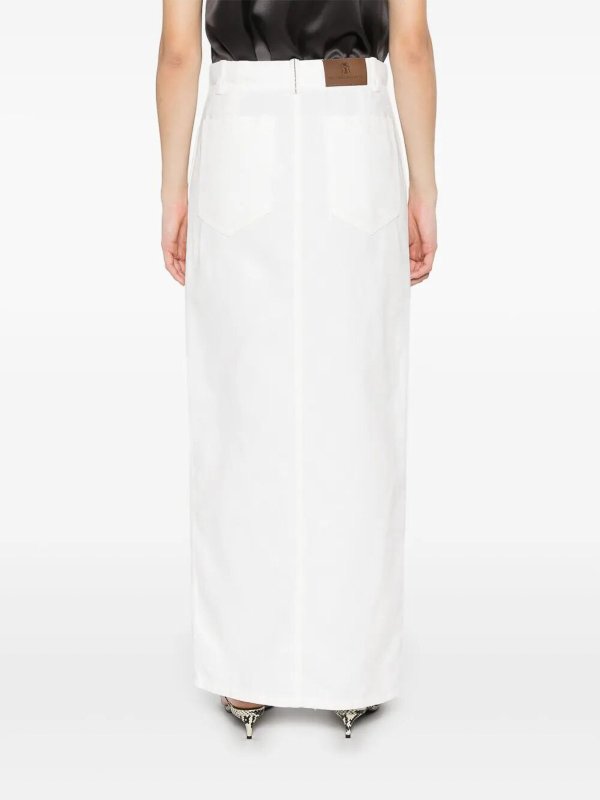 Jupe Midi - Beige shop online: BRUNELLO CUCINELLI