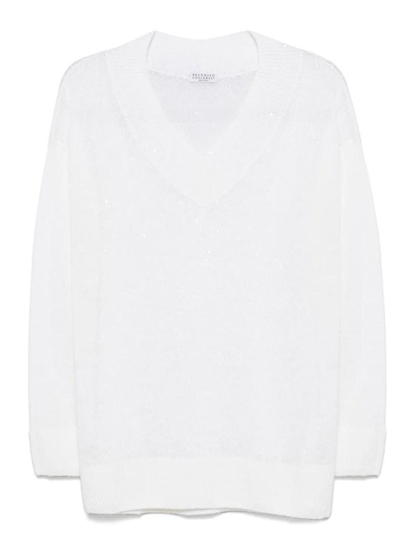 BRUNELLO CUCINELLI: v necks - Sweater