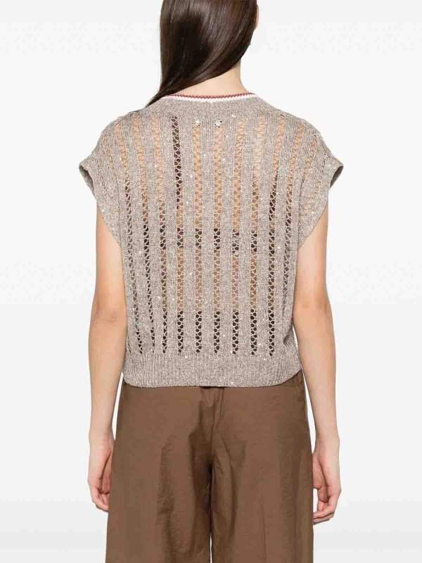 Knitted Vest shop online: BRUNELLO CUCINELLI