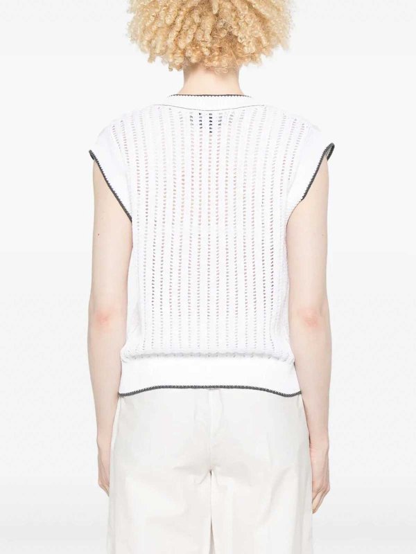 The Best Shops BRUNELLO CUCINELLI: Chalecos - Chaleco - Blanco