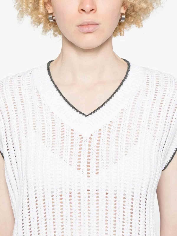 BRUNELLO CUCINELLI buy online Chaleco - Blanco