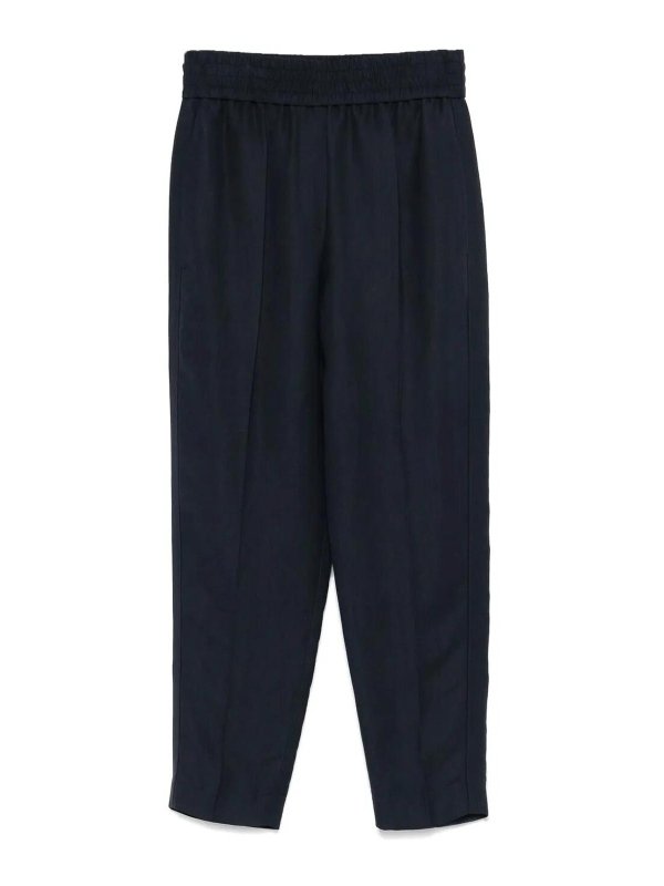 BRUNELLO CUCINELLI: カジュアルトラウザー - カジュアルパンツ - ブルー