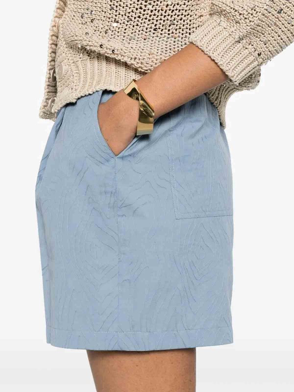 Shorts - Hellgrau shop online: BRUNELLO CUCINELLI