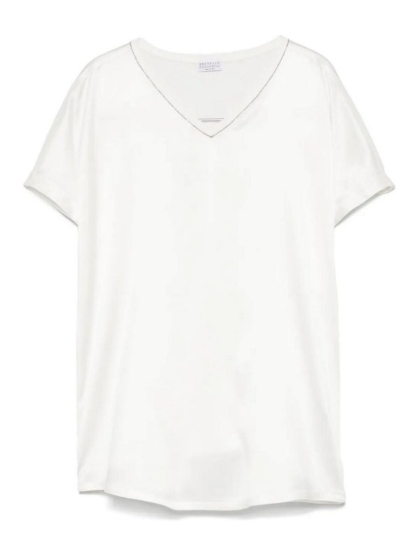 BRUNELLO CUCINELLI: ブラウス - ブラウス - ベージュ