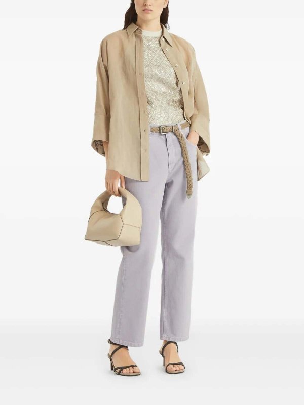 BRUNELLO CUCINELLI: Tops y camisetas sin mangas online - Top - Blanco