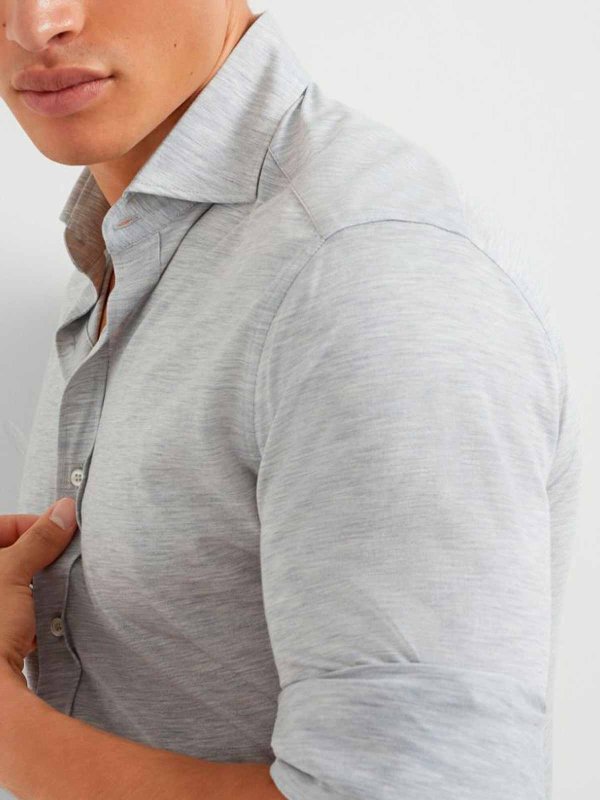 BRUNELLO CUCINELLI buy online Hemd - Hellgrau