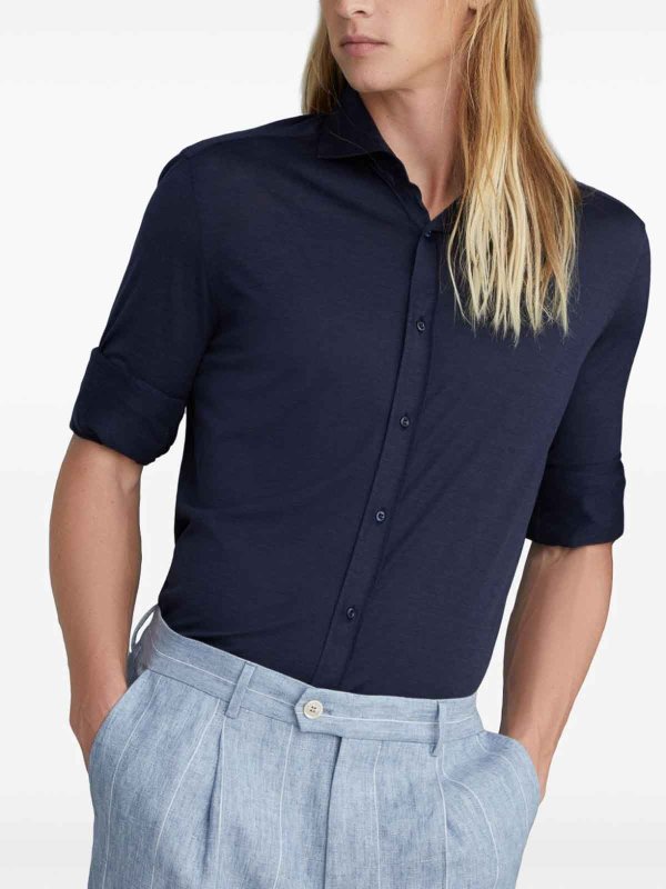 The Best Shops BRUNELLO CUCINELLI: Camisas - Camisa - Azul