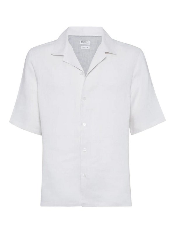 BRUNELLO CUCINELLI: Camisas - Camisa - Crema