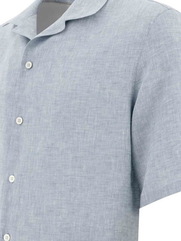 The Best Shops BRUNELLO CUCINELLI: Camisas - Camisa - Gris Claro