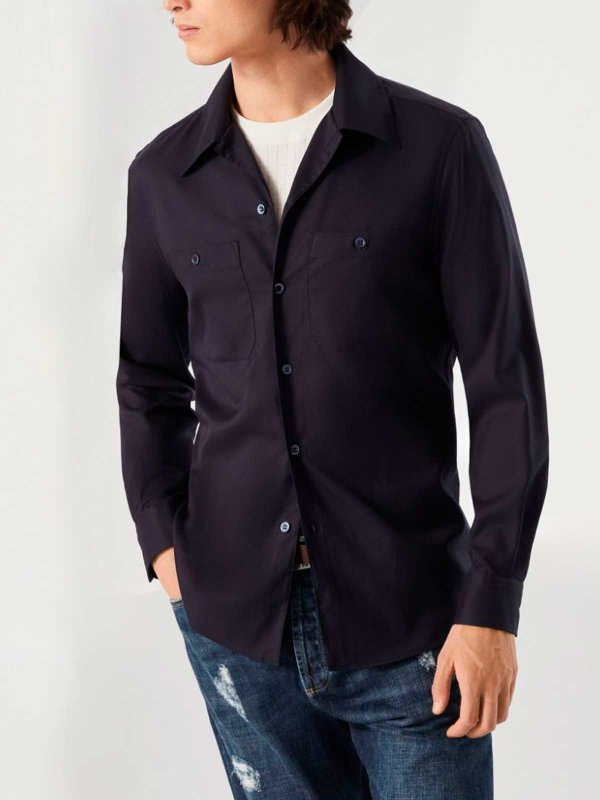 The Best Shops BRUNELLO CUCINELLI: Hemden - Hemd - Dunkelblau