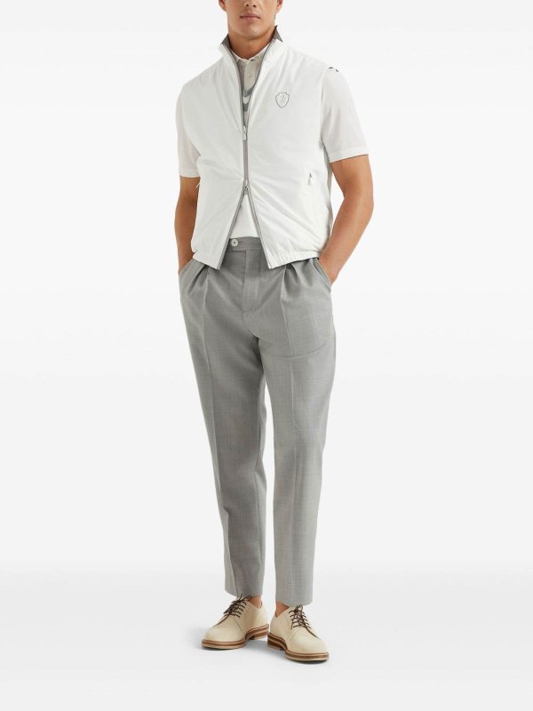 BRUNELLO CUCINELLI: Chalecos online - Chaleco - Blanco