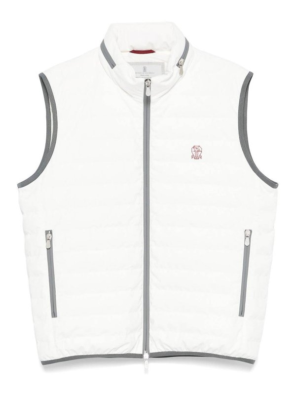 BRUNELLO CUCINELLI: ベスト - ベスト - クリーム