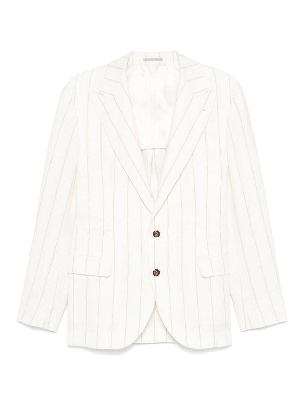BRUNELLO CUCINELLI: blazers - Deconstructed Blazer