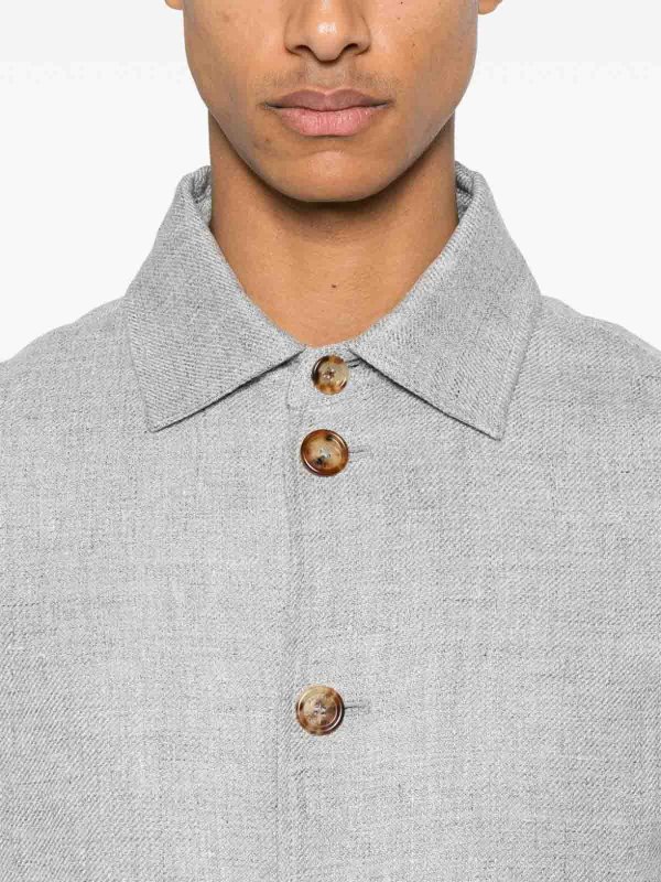 Chaqueta Casual - Gris shop online: BRUNELLO CUCINELLI