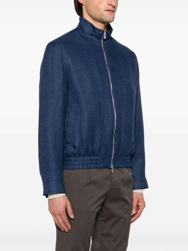 The Best Shops BRUNELLO CUCINELLI: Bombers - Bomber - Bleu Foncé