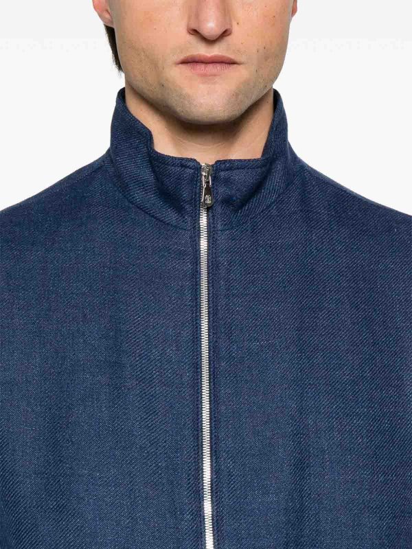 BRUNELLO CUCINELLI buy online Bomber - Bleu Foncé