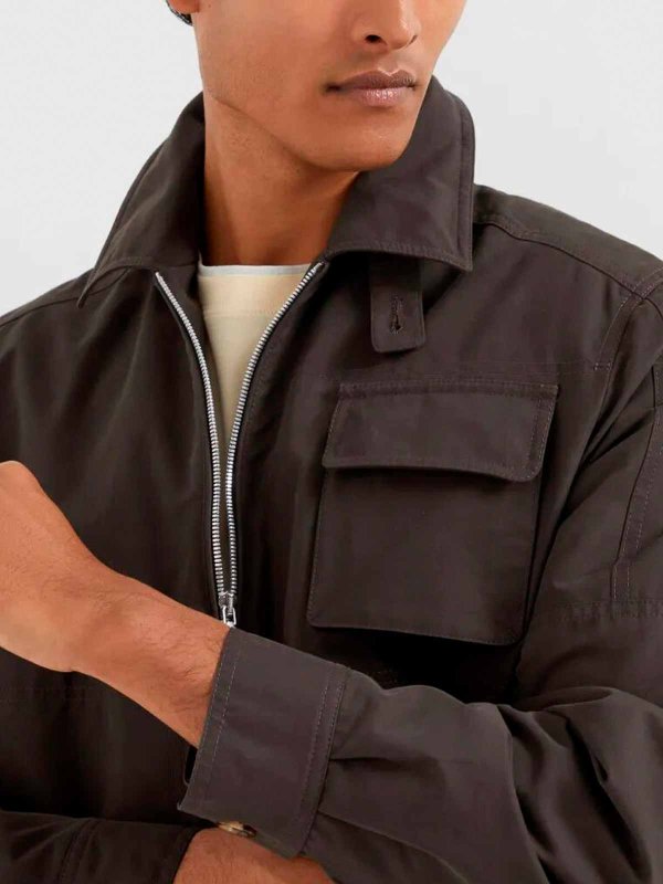 BRUNELLO CUCINELLI buy online カジュアルジャケット - ブラウン