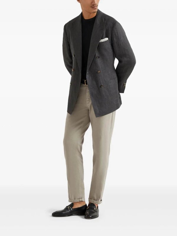 BRUNELLO CUCINELLI: ブーツカットジーンズ online - ブーツカットジーンズ - ブルー