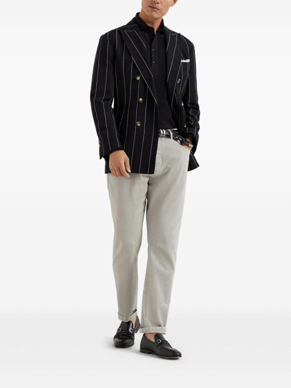 BRUNELLO CUCINELLI: ブーツカットジーンズ online - ブーツカットジーンズ - ブルー