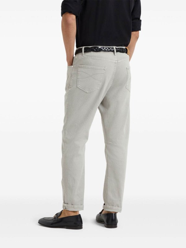 ブーツカットジーンズ - ブルー shop online: BRUNELLO CUCINELLI