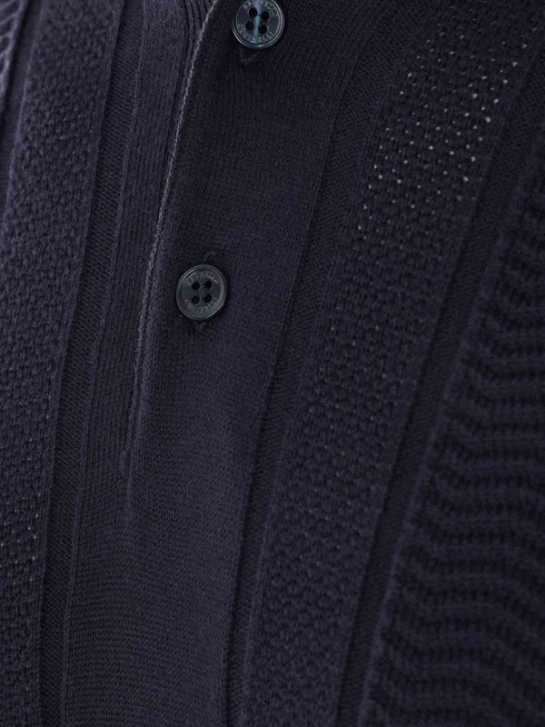 Short Sleeve Polo With Buttons shop online: BRUNELLO CUCINELLI