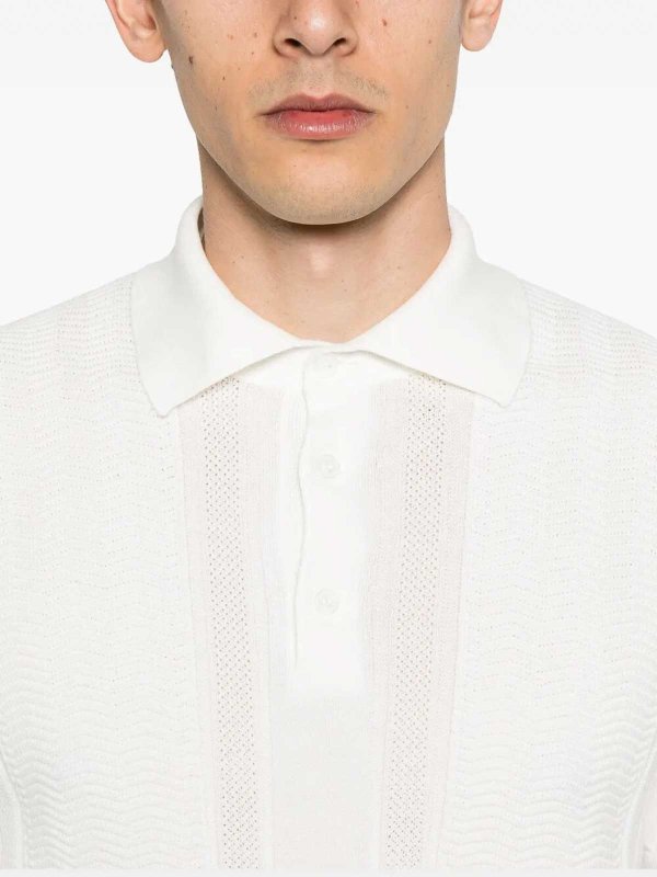 Polo - Blanco shop online: BRUNELLO CUCINELLI