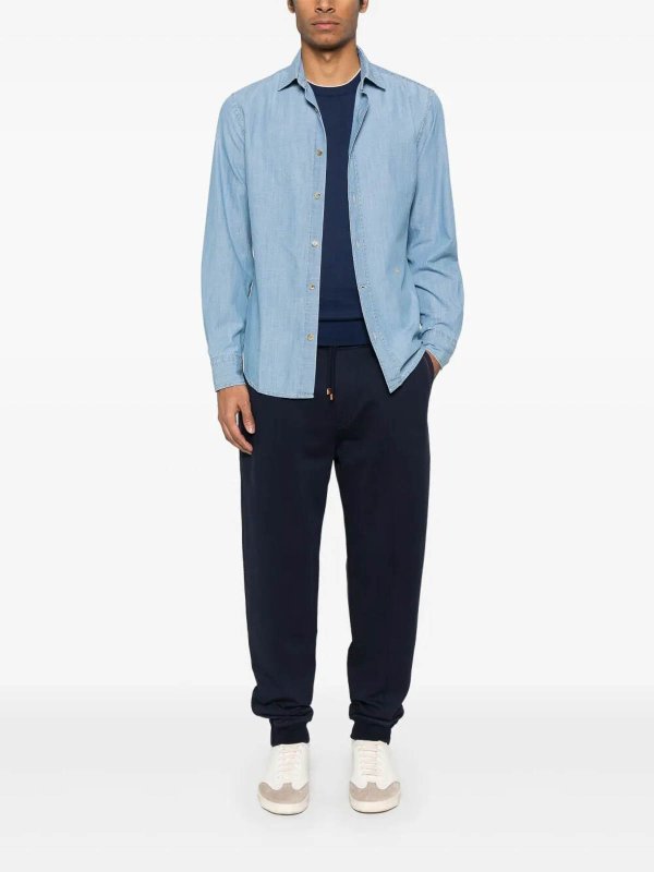 BRUNELLO CUCINELLI: Suéteres con cuello pico online - Suéter Cuello Redondo - Blanco