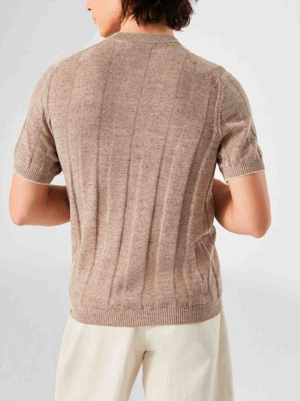 The Best Shops BRUNELLO CUCINELLI: Camiseta - Beis