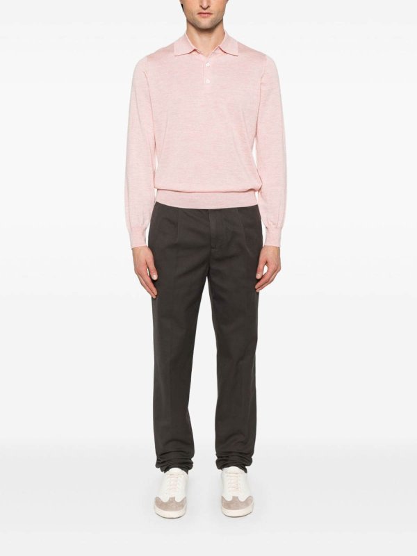 BRUNELLO CUCINELLI: Cuellos altos y polos online - Suéter Con Cuello Alto - Rosado