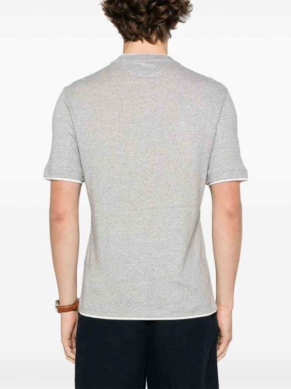 Hemd - Grau shop online: BRUNELLO CUCINELLI