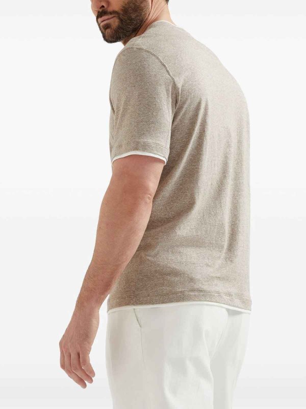 Camisa - Blanco shop online: BRUNELLO CUCINELLI