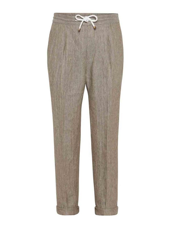 BRUNELLO CUCINELLI: casual trousers - Pants