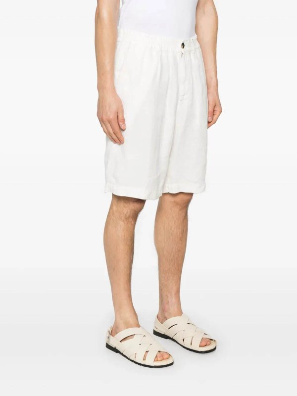 Shorts - Blanco shop online: BRUNELLO CUCINELLI