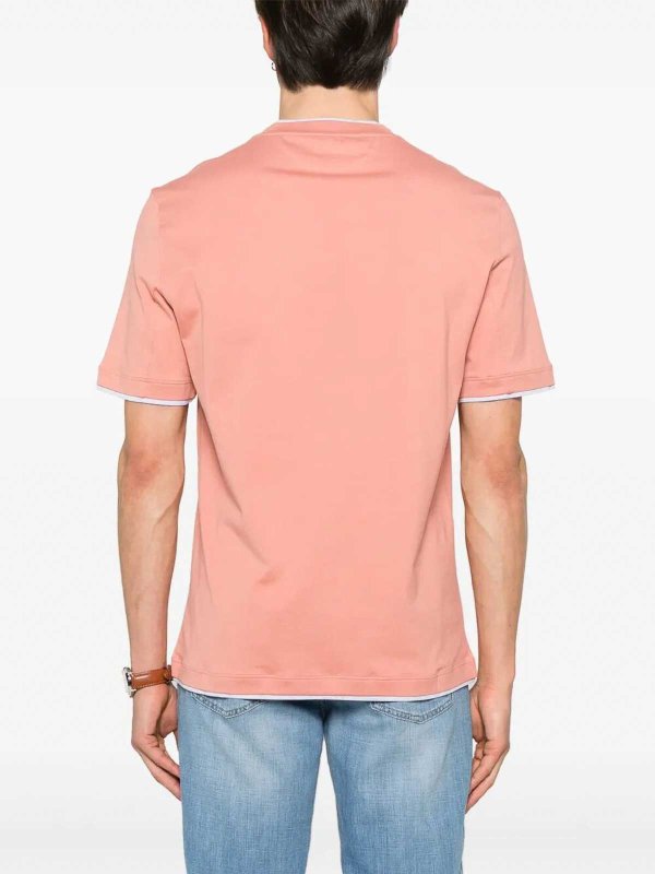 Hemd - Rosa shop online: BRUNELLO CUCINELLI