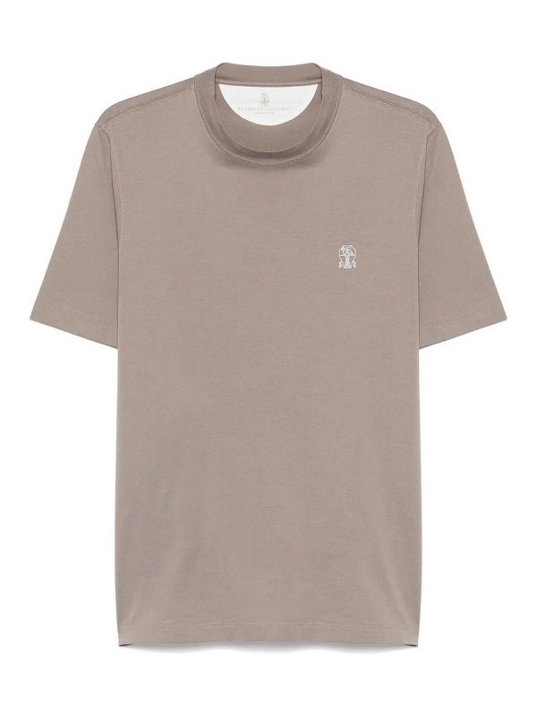 BRUNELLO CUCINELLI: Hemden - Hemd - Braun