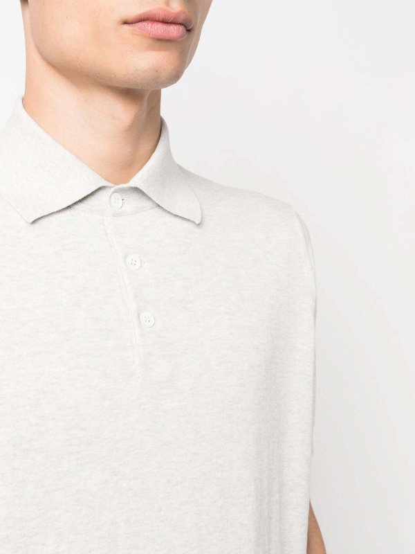 ポロシャツ - 白 shop online: BRUNELLO CUCINELLI