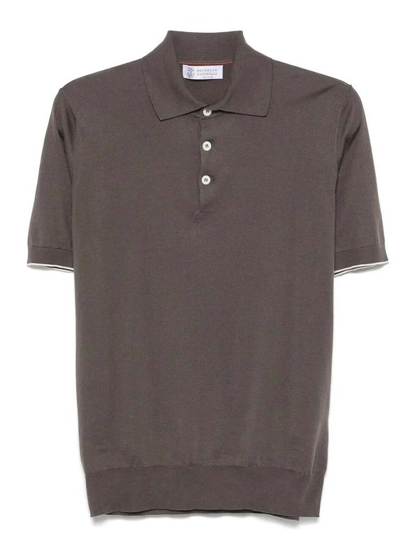 BRUNELLO CUCINELLI: polo shirts - Lightweight Knit Polo