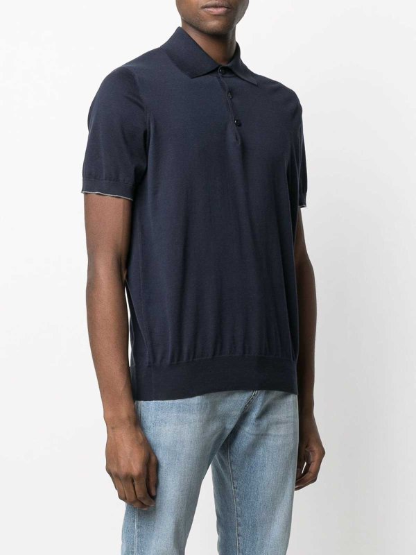 The Best Shops BRUNELLO CUCINELLI: polo shirts - Lightweight Knit Polo