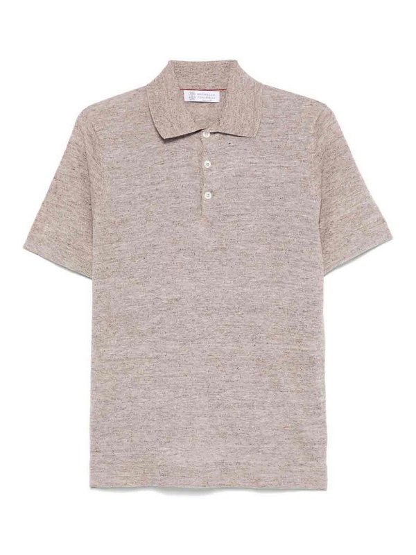 BRUNELLO CUCINELLI: polo shirts - Knit Polo