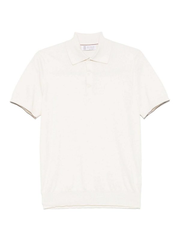 BRUNELLO CUCINELLI: Polos - Polo - Blanco