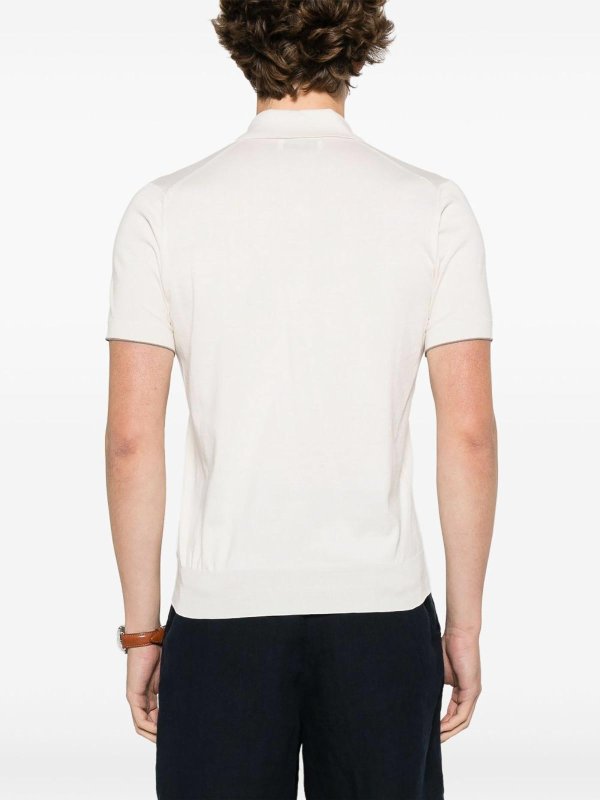 Polo - Blanco shop online: BRUNELLO CUCINELLI